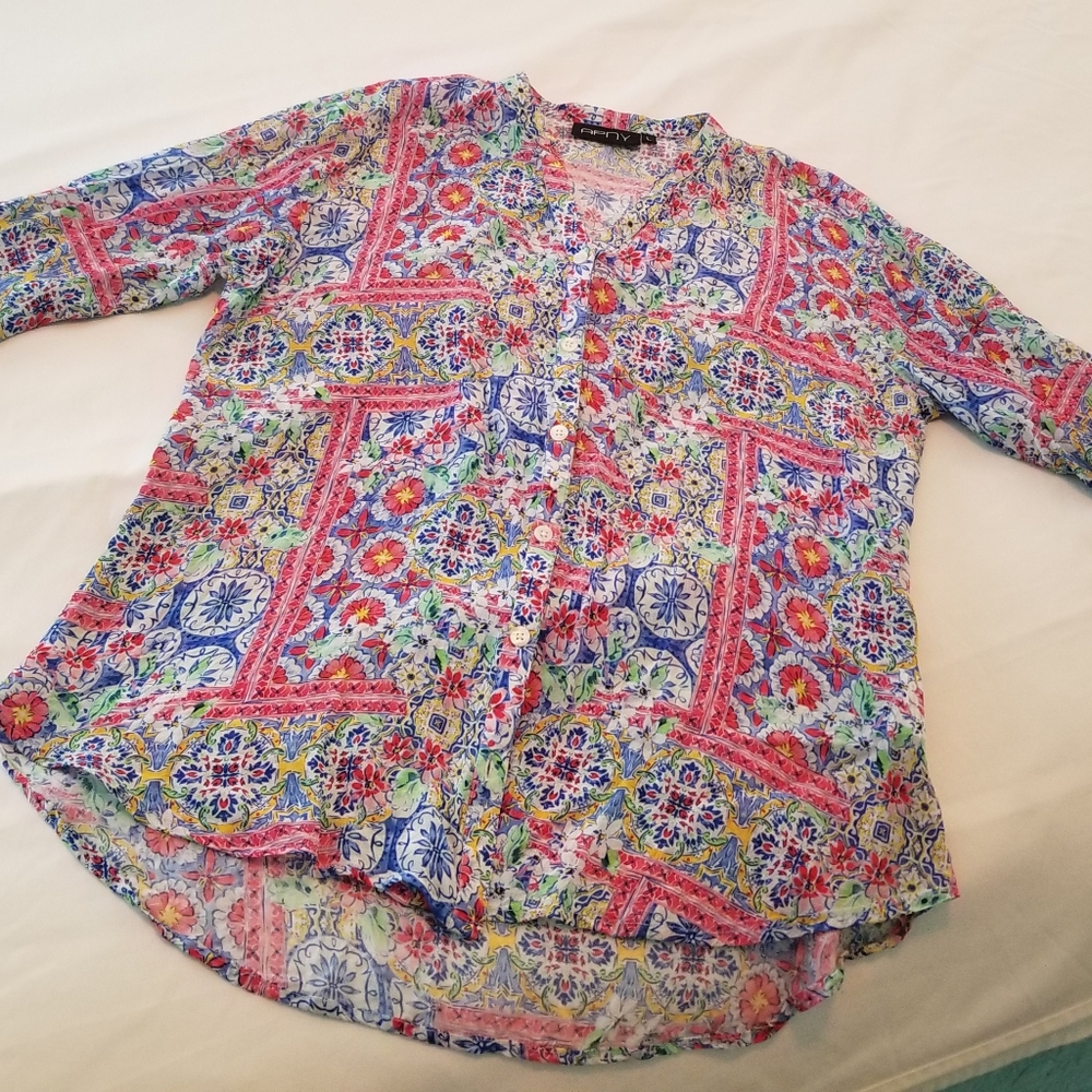 Women's APNY blouse, size L - Picture 3 of 5